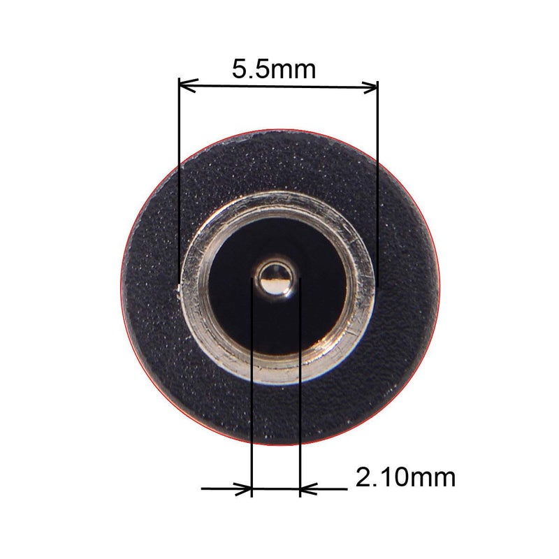 JSER 5.5x2.1mm DC Jack Input to USB-C Type-C Power Plug Charge Adapter for Laptop Phone (UC-211-5521MM) - Image 5